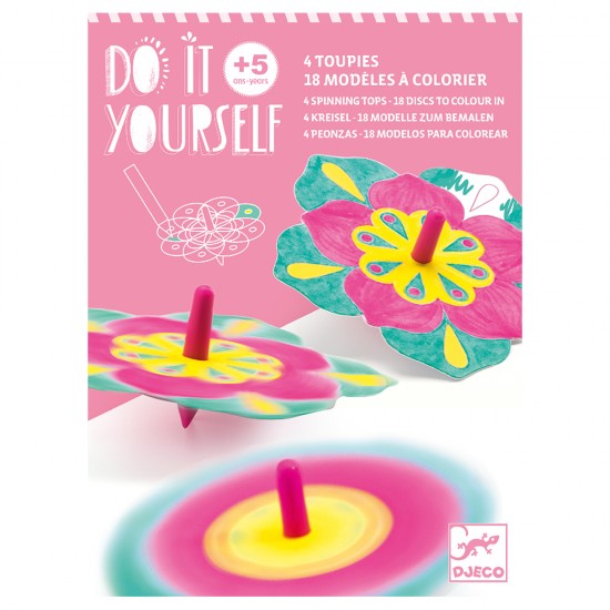 Djeco DIY Φτιάχνω τη δική μου Σβούρα 'Λουλούδια' Djeco DIY Φτιάχνω τη δική μου Σβούρα 'Λουλούδια'
