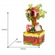 Robotime 3D Ξύλινη Κατασκευή - Μουσικό Κουτί "DIY Music Box - AM408 - Tree House"
