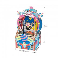 Robotime 3D Ξύλινη Κατασκευή - Μουσικό Κουτί "DIY Music Box - AMD41 - Dream Series - Amusement Park"