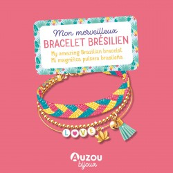 Auzou The Jewellery Factory (Mini) - Φτιάχνω απίθανα βραζιλιάνικα βραχιόλια - My amazing Brazilian bracelet - 506588