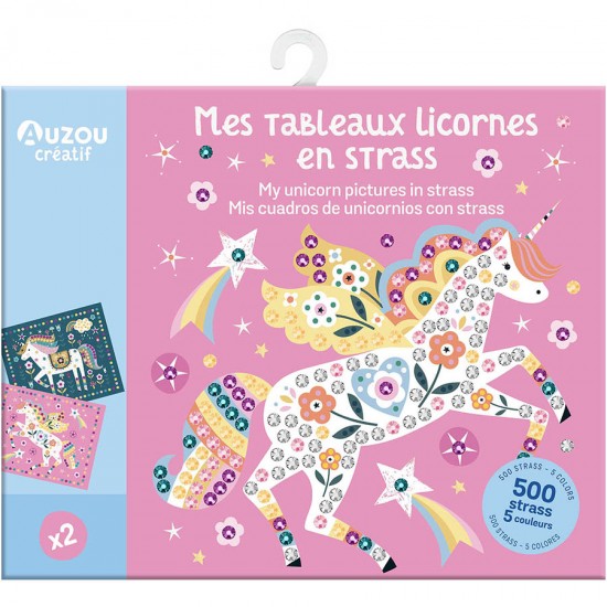 Auzou My Activity Pouch - Φτιάχνω μονόκερους με Strass