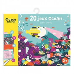 Auzou My Games Pouch - 20 Games - Ocean