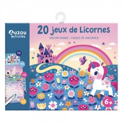 Auzou My Games Pouch - 20 Παιχνίδια - Μονόκεροι Auzou My Games Pouch - 20 Παιχνίδια - Μονόκεροι
