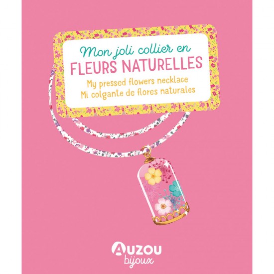 Auzou The Jewellery Factory (Mini) - Φτιάχνω κολιέ με αποξηραμένα λουλούδια - My Pressed Flowers Necklace - 506199