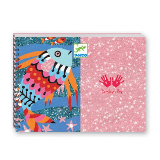 Djeco – Χρωματίζω με άμμο και γκλίτερ – Ψαράκια