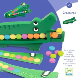 Djeco Εκπαιδευτικό παιχνίδι παρατήρησης και χρωμάτων - Ο κροκόδειλος