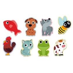 Djeco – Επιτραπέζιο παιχνίδι καρτών μίμησης – σειρά Μικρά Ζωάκια