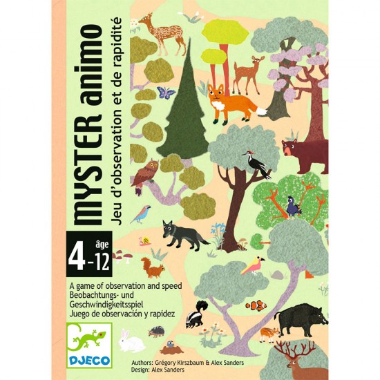 Djeco – Επιτραπέζιο παρατηρητικότητας και ταχύτητας με κάρτες – Myster animo