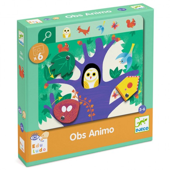 Djeco – Εκπαιδευτικό παιχνίδι παρατήρησης – Ζωάκια