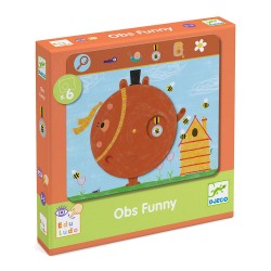 Djeco – Εκπαιδευτικό παιχνίδι παρατήρησης – Αστεία ζωάκια