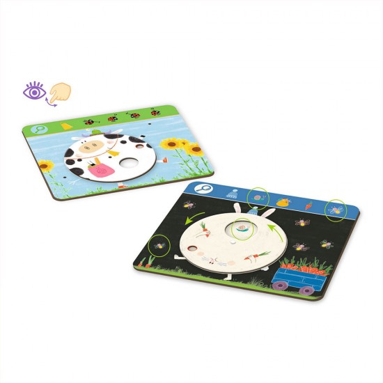 Djeco – Εκπαιδευτικό παιχνίδι παρατήρησης – Αστεία ζωάκια