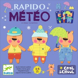 Djeco – Επιτραπέζιο παιχνίδι μνήμης – Rapido Meteo