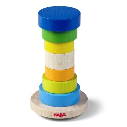 Haba παιχνίδι στοίβαξης με 10 ξύλινα τουβλάκια - Πύργος ισορροπίας