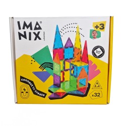 Imanix Μαγνητικό Παιχνίδι Κατασκευών 32 τμχ. Imanix Μαγνητικό Παιχνίδι Κατασκευών 32 τμχ.