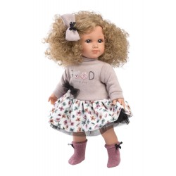 Llorens Κούκλα Μωρό - Ξανθιά με μπούκλες - Elena - 35εκ.
