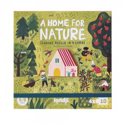 LONDJI A Home for Nature - 4 x 10 pcs - Four Seasons Puzzle