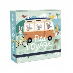 LONDJI Petit Voyage - 24 pcs - Look and Find Pocket Puzzle