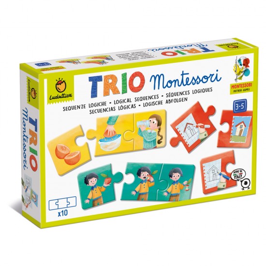LUDATTICA – Trio Montessori – Λογικές Ακολουθίες – Εκπαιδευτικό Παιχνίδι