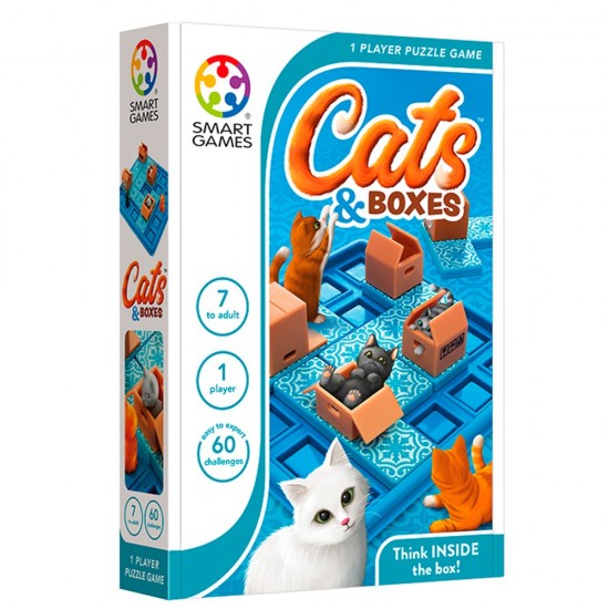 Smartgames επιτραπέζιο - Γατάκια - Cats & Boxes