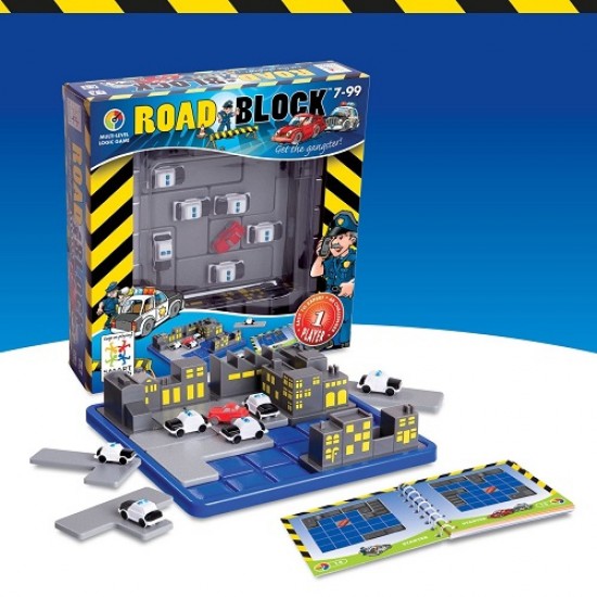 SmartGames – Επιτραπέζιο παιχνίδι – 80 challenges – Μπλόκο στον δρόμο