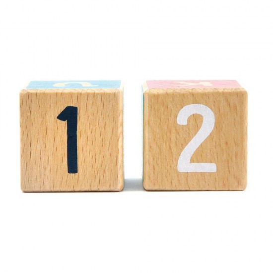 Svoora ξύλινοι κύβοι οξιάς , δημιουργίας λέξεων αριθμών σχημάτων και πράξεων