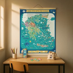 Svoora χάρτης με μαγνητικό παζλ - Ταξιδεύοντας στην Ελλάδα Svoora χάρτης με μαγνητικό παζλ - Ταξιδεύοντας στην Ελλάδα